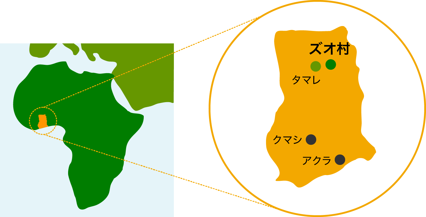 ズオ村地図